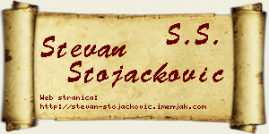 Stevan Stojačković vizit kartica